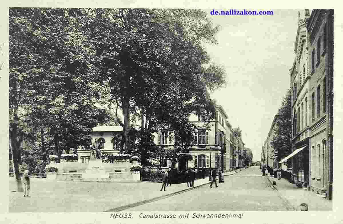 Neuss. Canalstraße, 1921