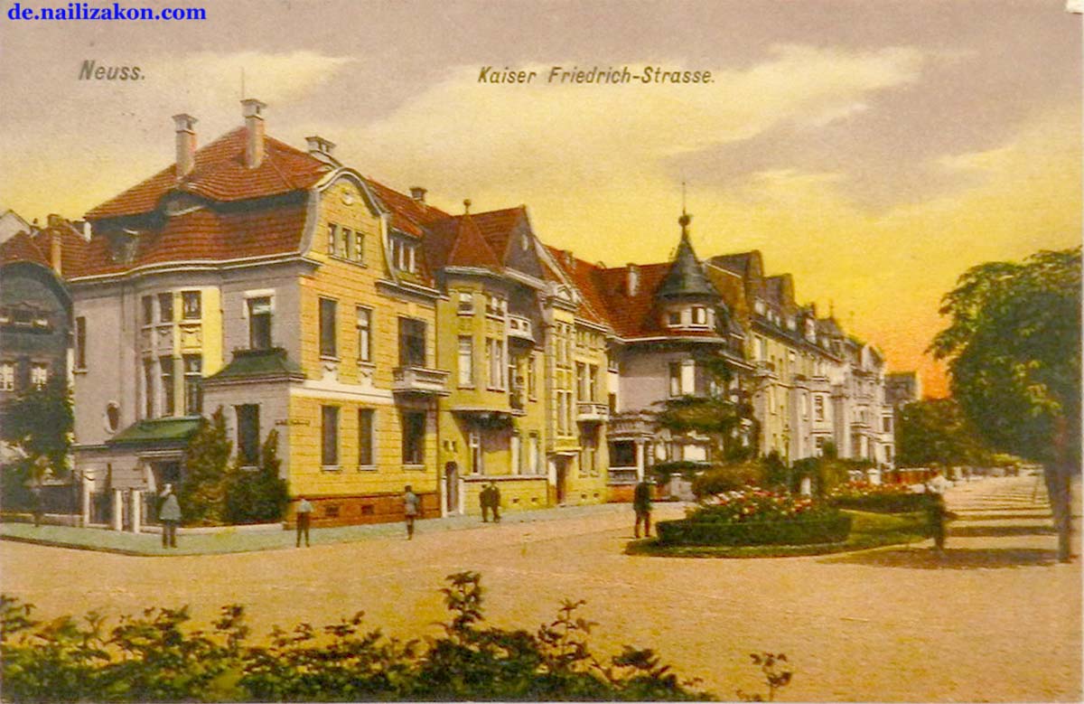 Neuss. Kaiser Friedrich Straße, 1921