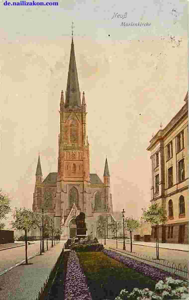 Neuss. Marienkirche, 1921