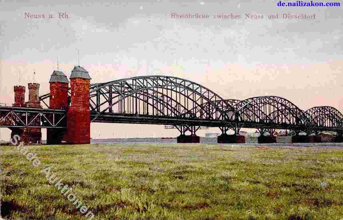 Neuss. Rheinbrücke