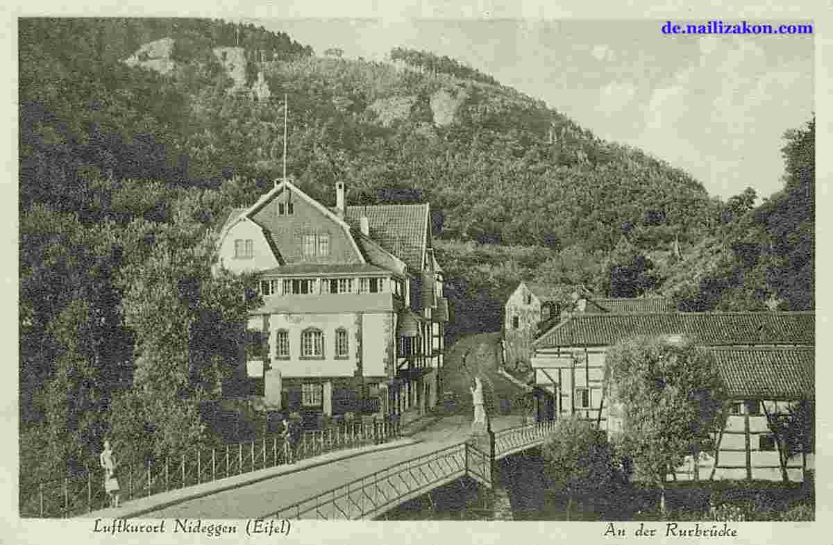 Nideggen. Rurbrücke, 1929