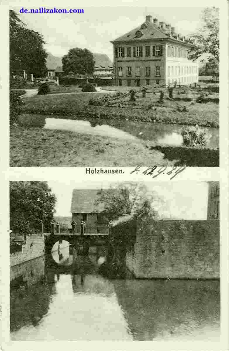 Nieheim. Panorama von Holzhausen, 1929