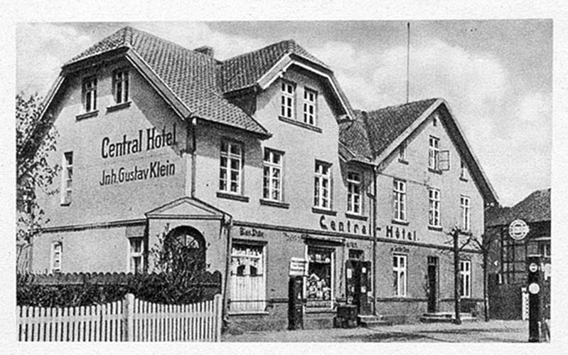 Neukuhren (Pionerski). Central Hotel, Inh. Gustav Klein, 1925-1935