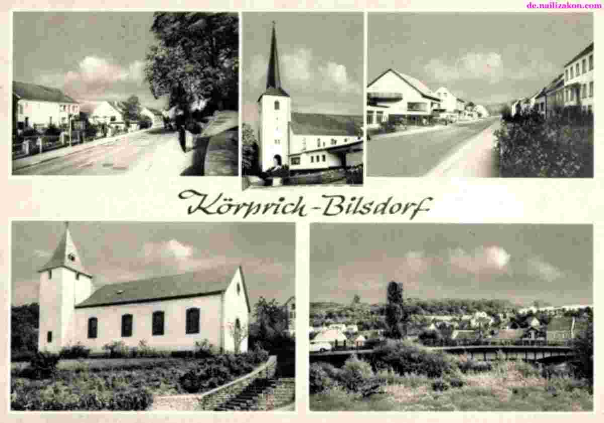 Nalbach. Körprich und Bilsdorf - Panorama von der Ortschaften