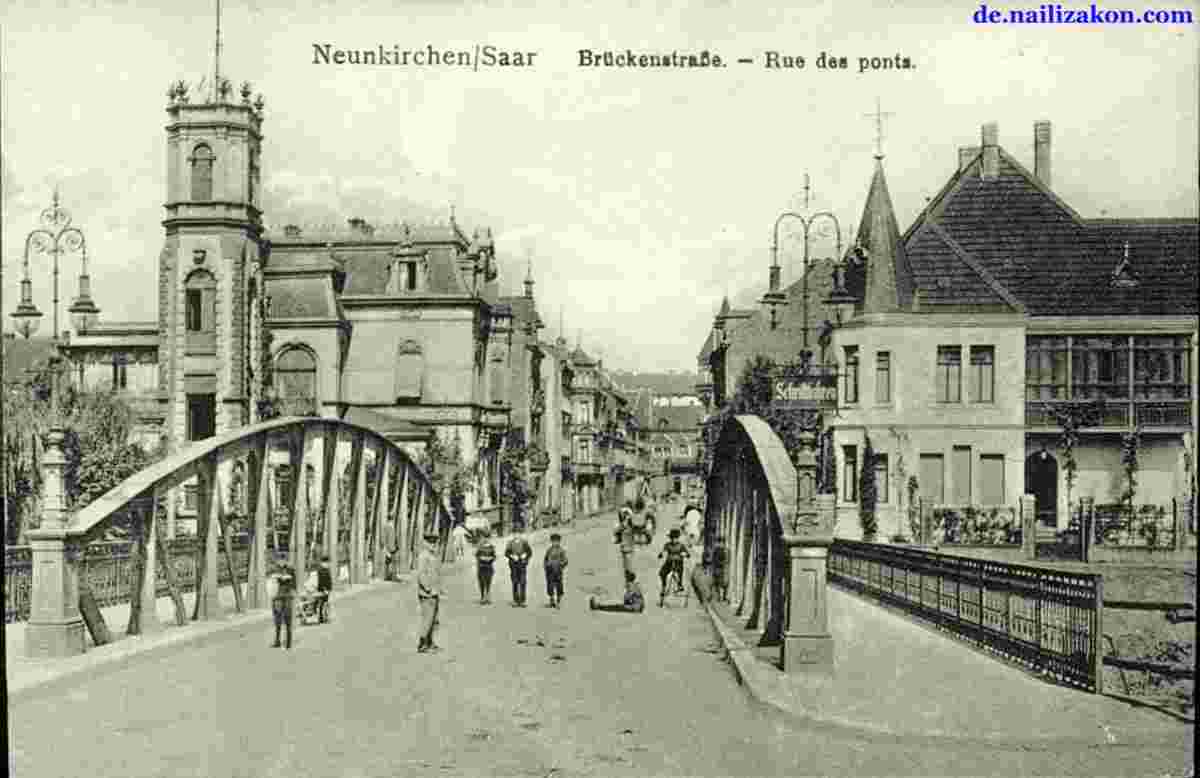 Neunkirchen. Brückenstraße, 1919