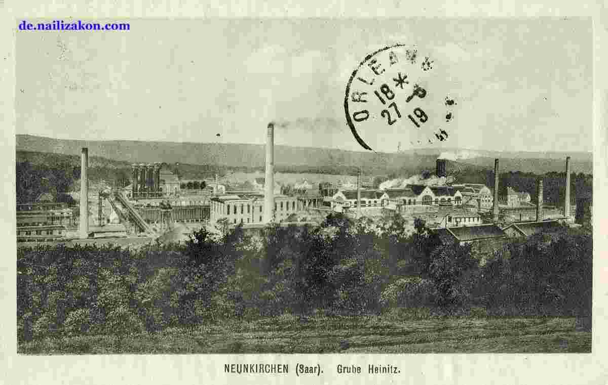 Neunkirchen. Grube, 1919