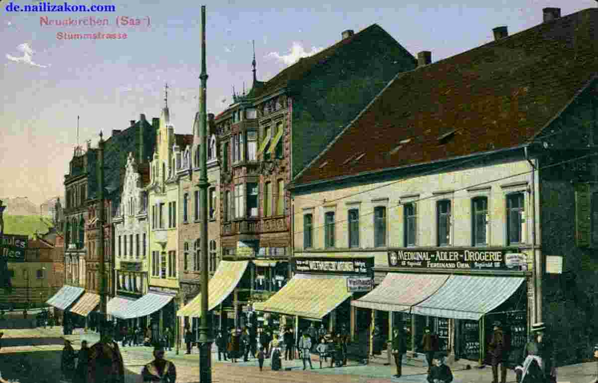 Neunkirchen. Stummstraße, 1919
