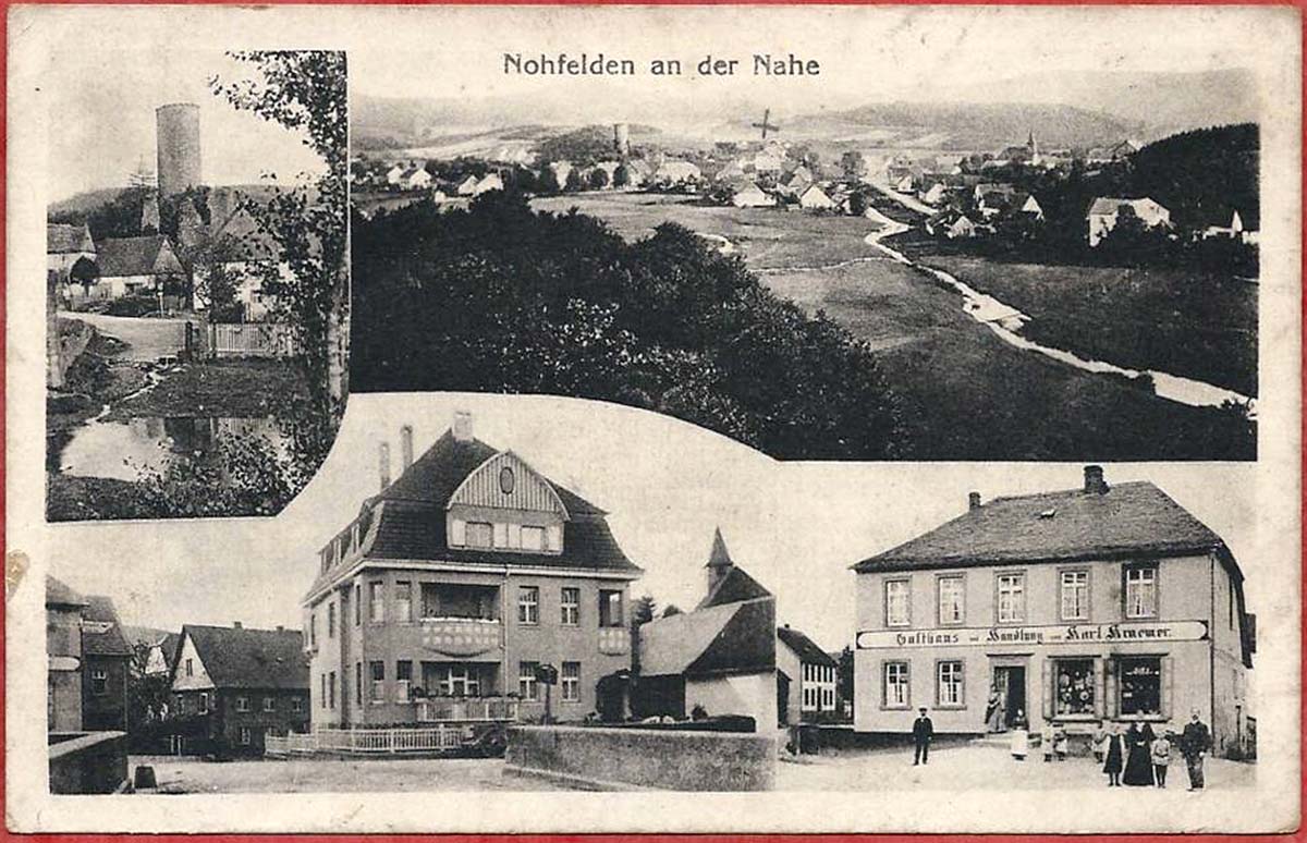 Panorama von Nohfelden, 1918
