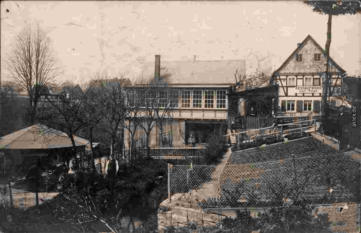 Neustadt in Sachsen. Restauration zur Post, 1913