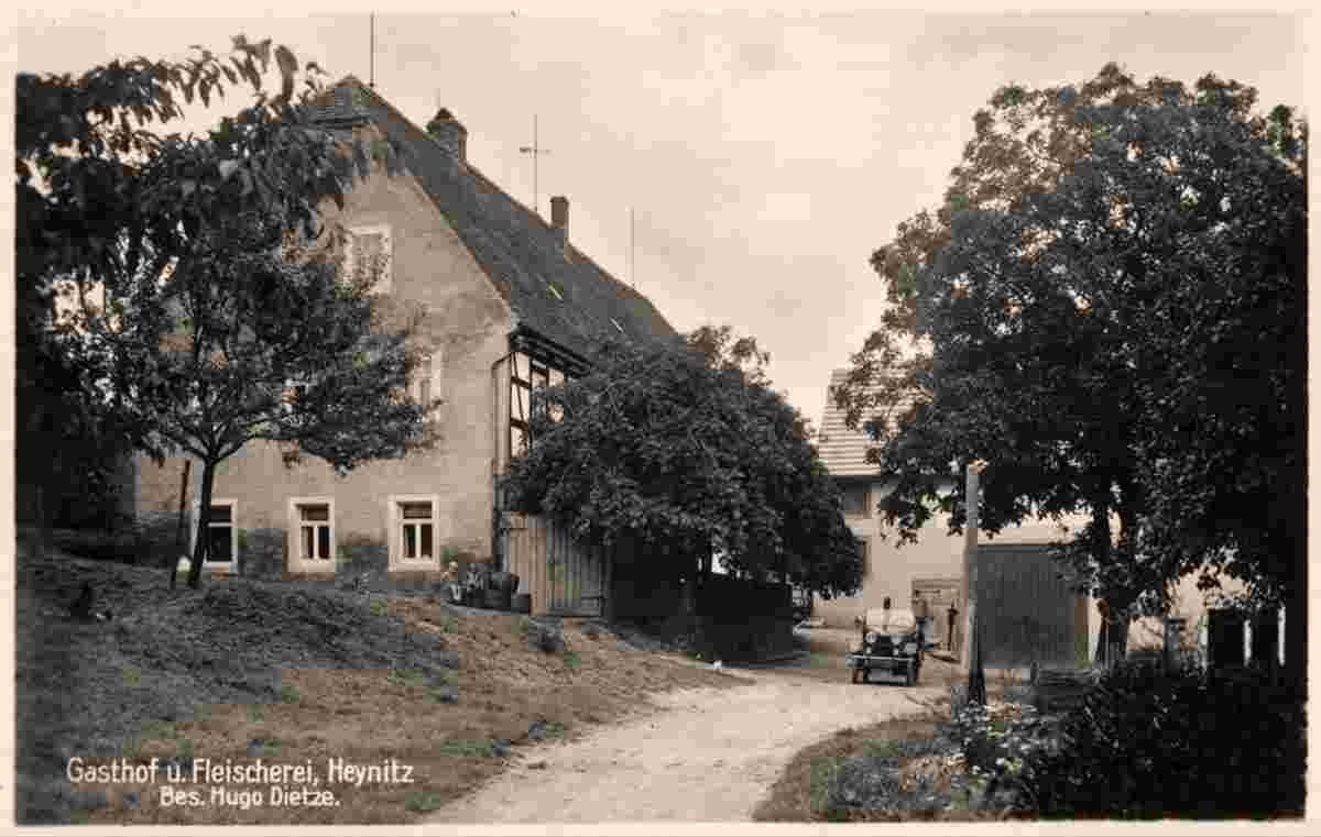 Nossen. Heynitz - Gasthof und Fleischerei, 1929