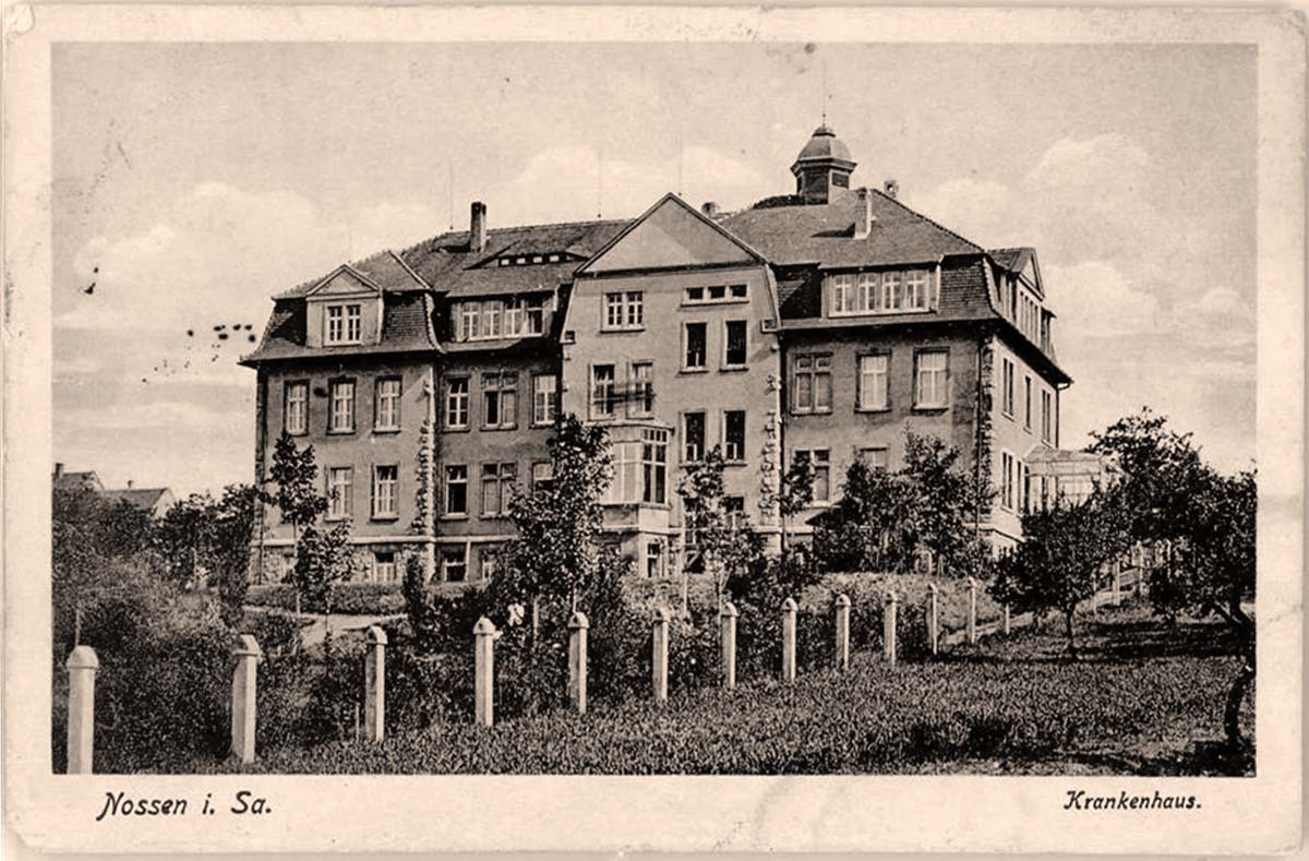 Nossen. Krankenhaus, 1925