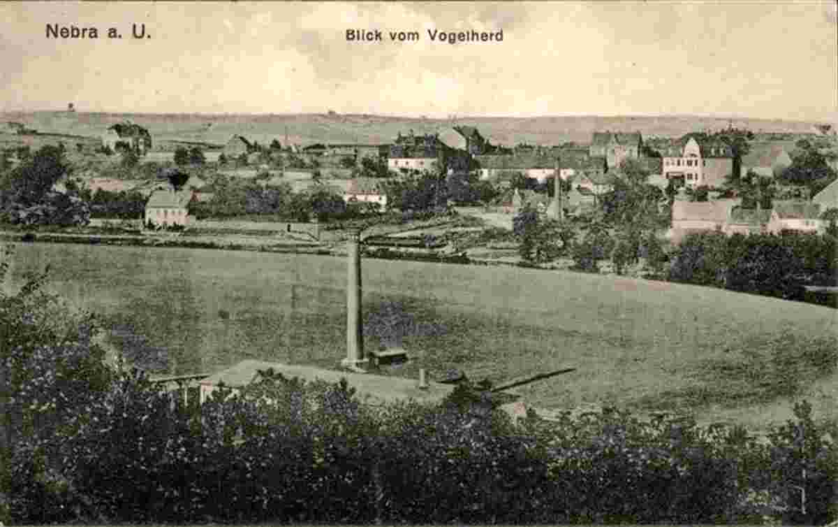 Nebra. Blick vom Vogelherd, 1913