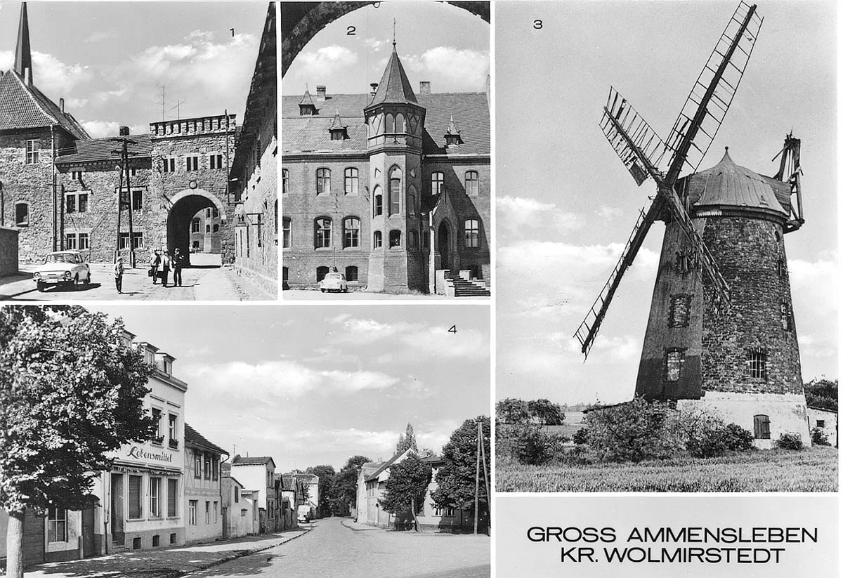 Niedere Börde. Groß Ammensleben - Holländermühle, Baujahr 1870, 1973