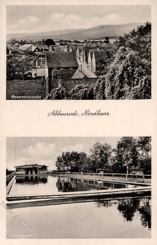 Nordharz. Abbenrode - Badeteich, 1926