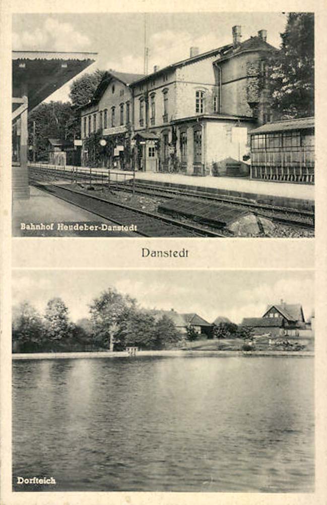 Nordharz. Danstedt - Bahnhof Heudeber-Danstedt, Dorfteich