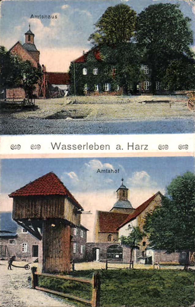 Nordharz. Wasserleben - Amtshaus und Amtshof, 1927