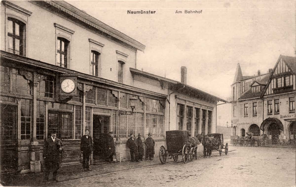 Neumünster. Bahnhof, 1912
