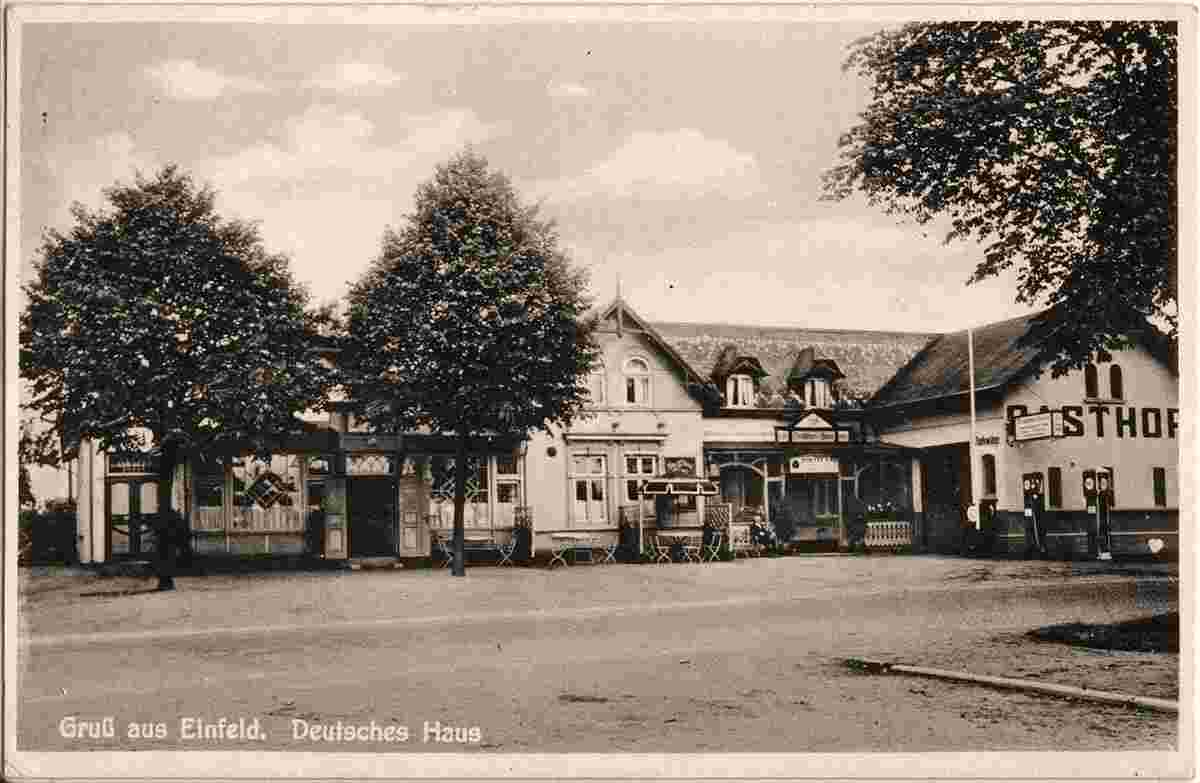 Neumünster. Einfeld - Gasthof 'Deutsches Haus', 1933