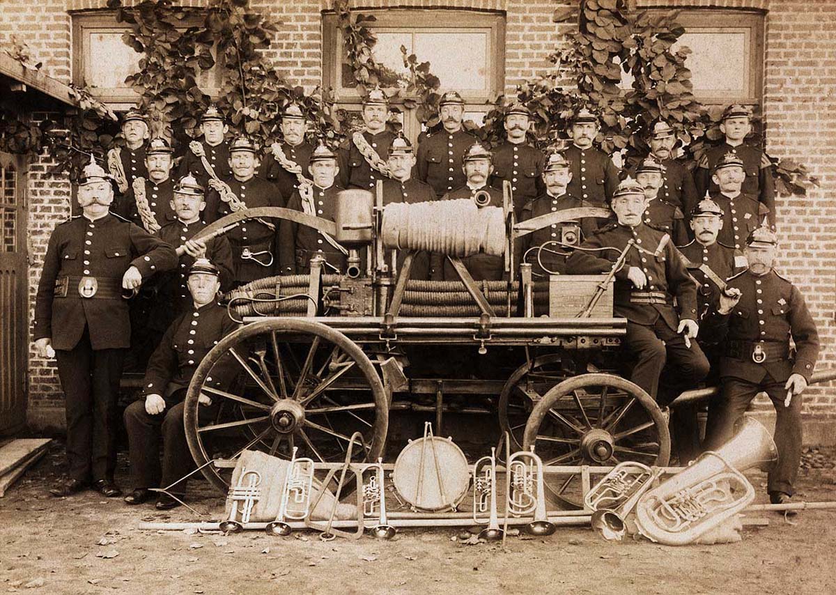 Norderstedt. Friedrichsgabe - Die freiwillige Feuerwehr, gegründet 1898