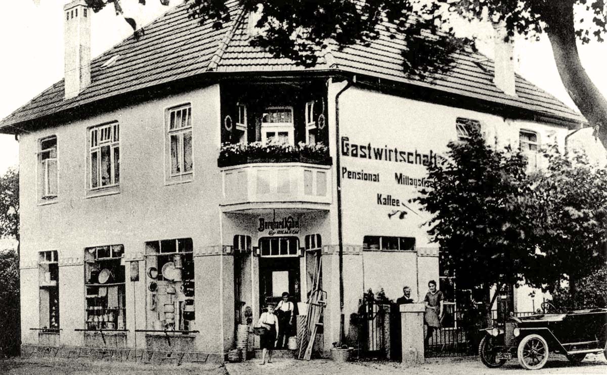Norderstedt. Glashutte - Kaufhaus und Gasthaus Kabel an der Segeberger Chaussee