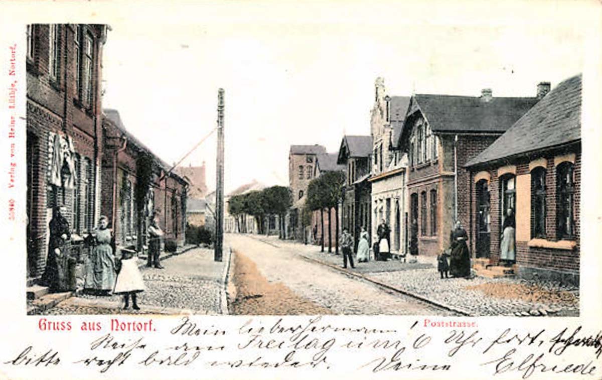 Nortorf. Poststraße, 1905