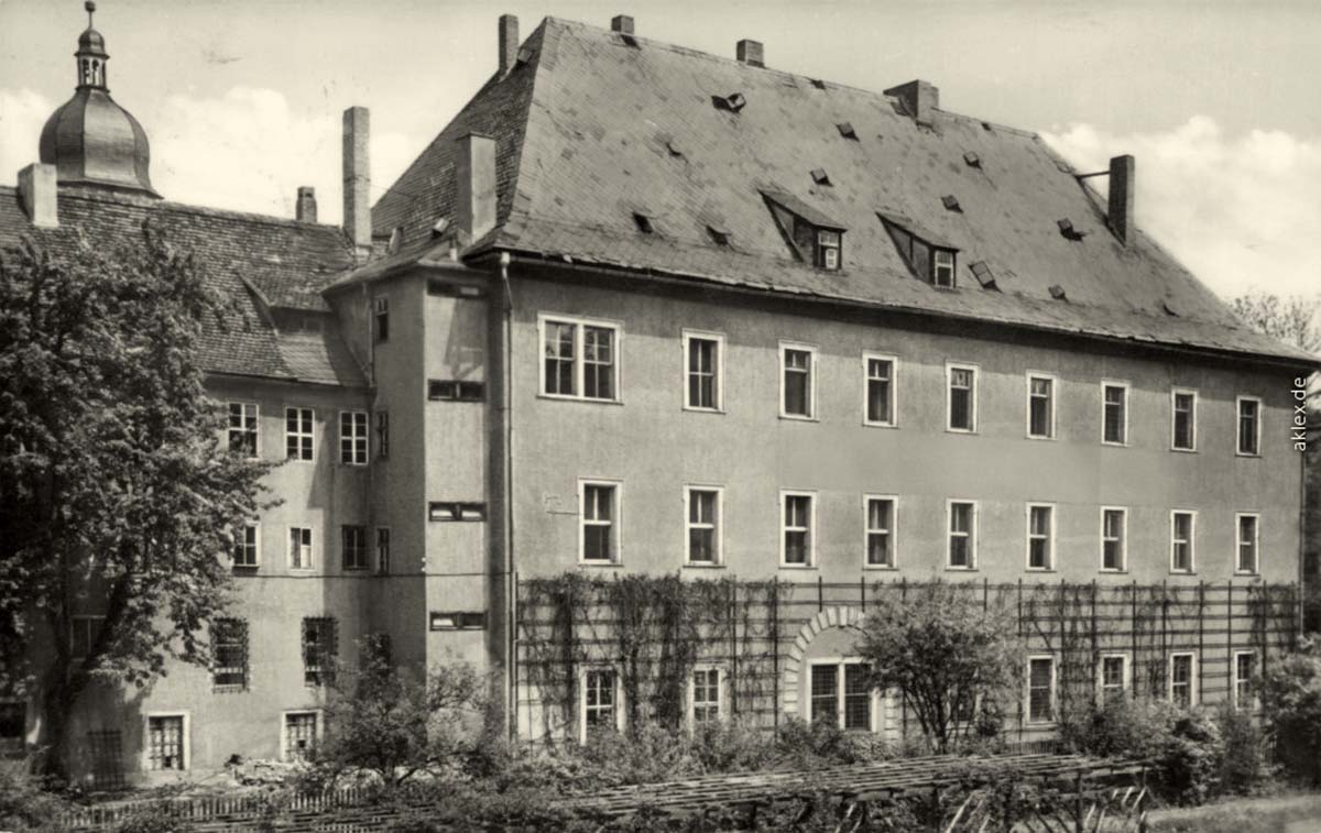 Neustadt an der Orla. Schloß (Bezirksjugendschule 8. Mai), 1961