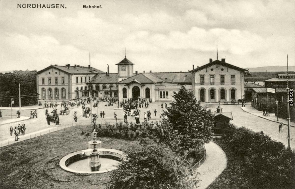 Nordhausen. Bahnhofplatz, 1913