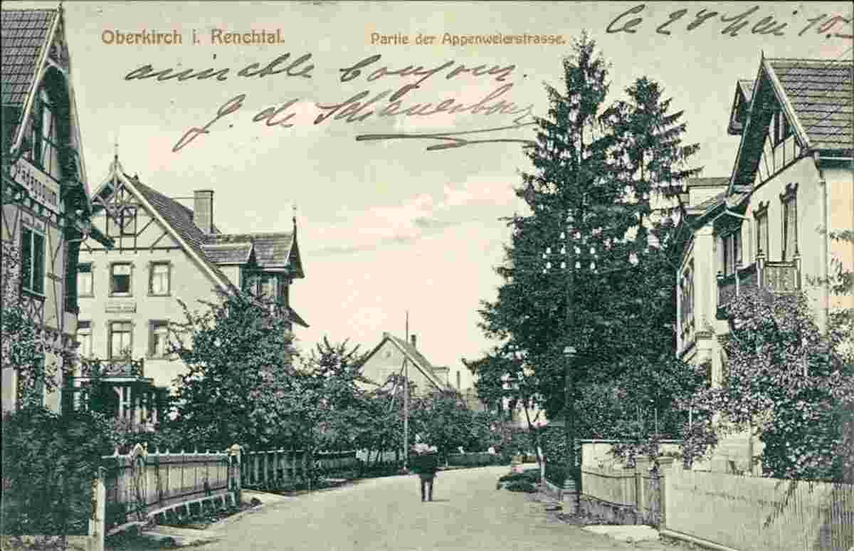 Oberkirch. Appenweierstraße, 1910
