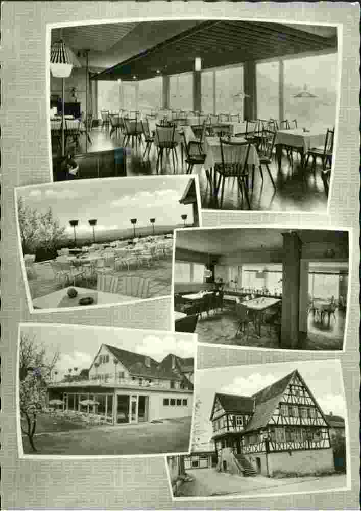 Obersulm. Eichelberg - Gaststätte zum Adler, 1962