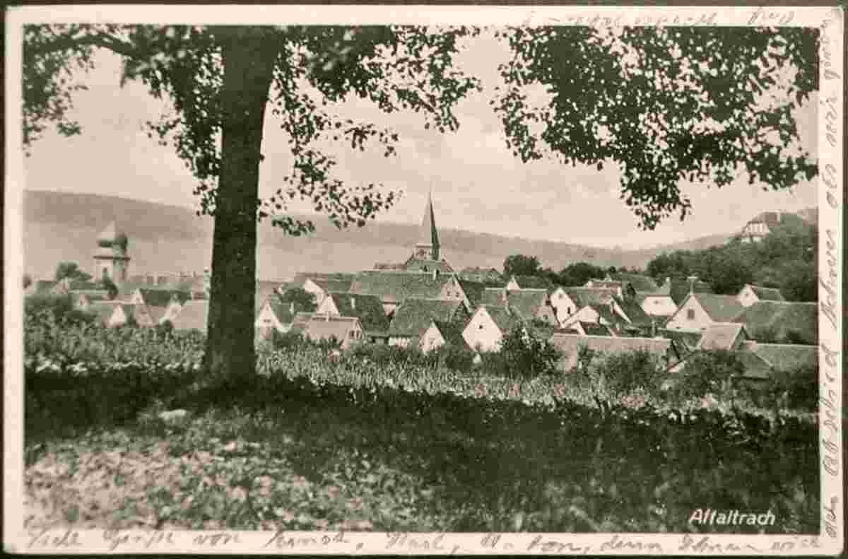 Obersulm. Panorama von Affaltrach, 1935