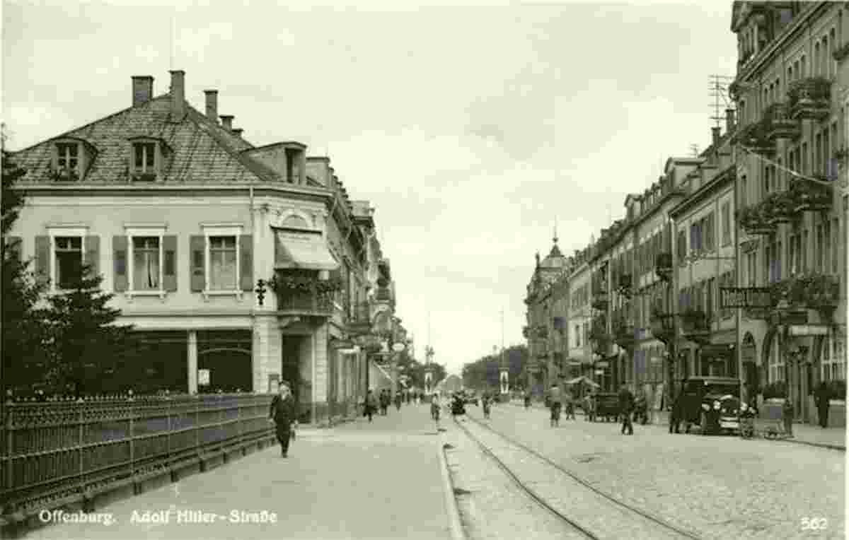 Offenburg. Adolf Hitler-Straße, 1938