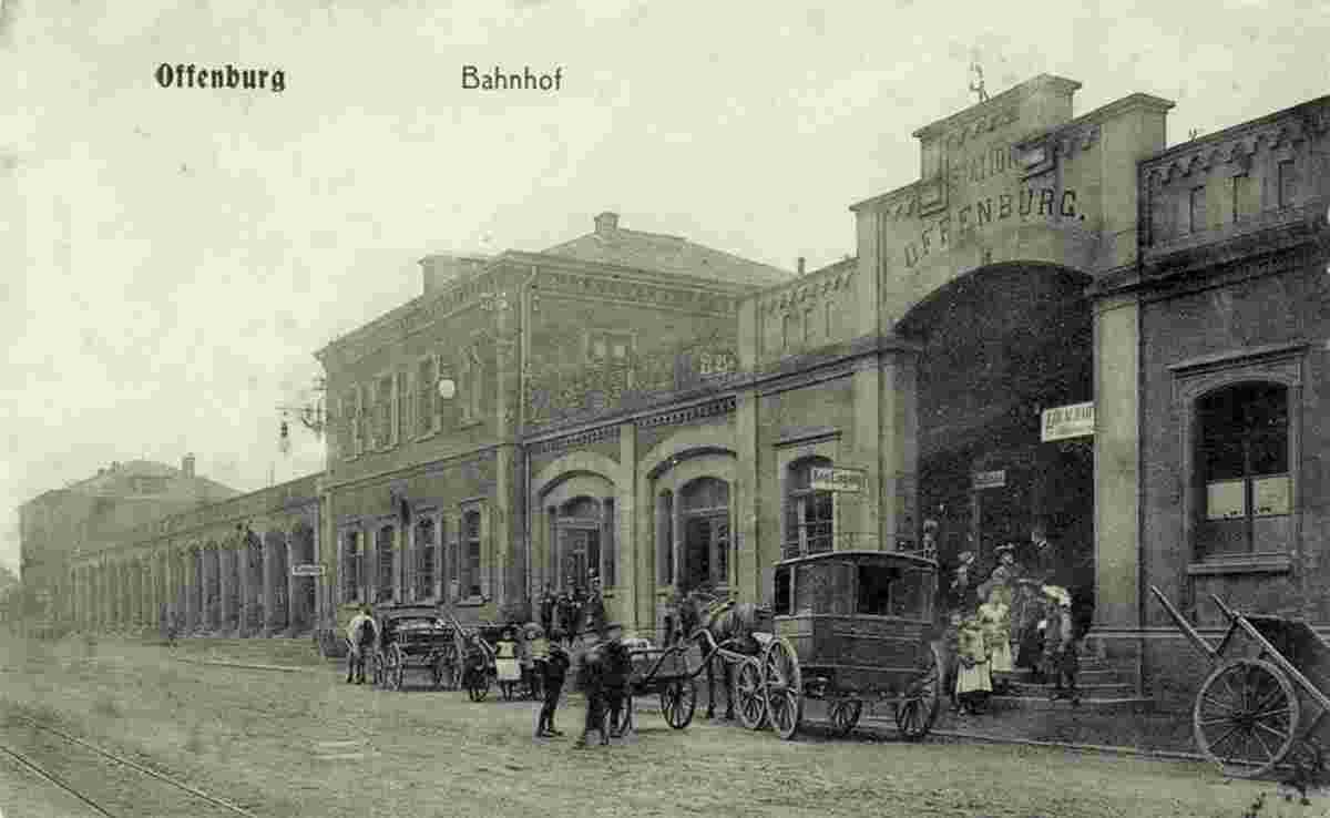 Offenburg. Bahnhof, 1908