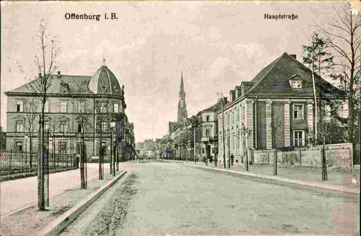 Offenburg. Hauptstraße, 1927