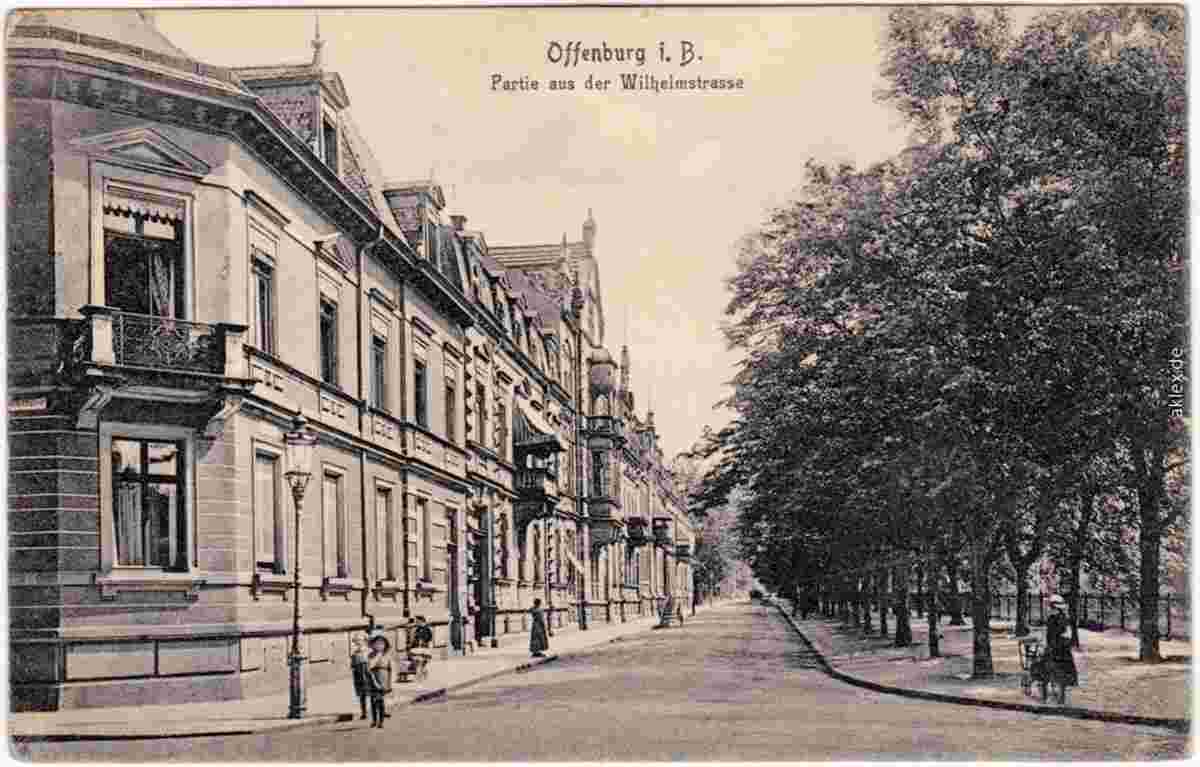 Offenburg. Wilhelmstraße, 1914