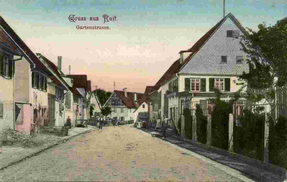 Ostfildern. Gartenstraße, um 1910