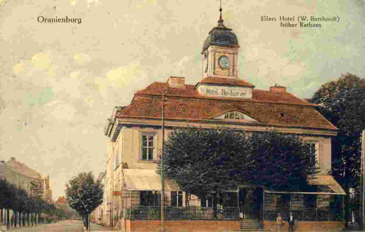 Oranienburg. Eilers Hotel, 1921