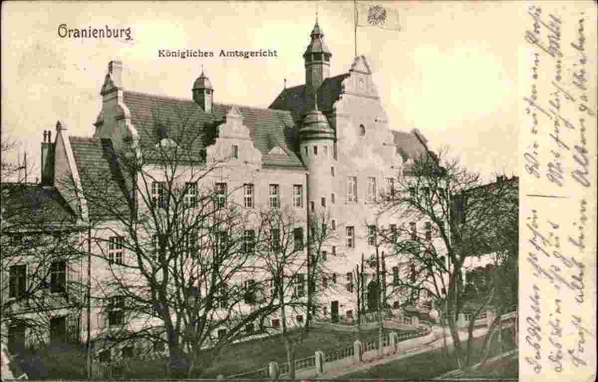 Oranienburg. Königliche Amtsgericht, 1907