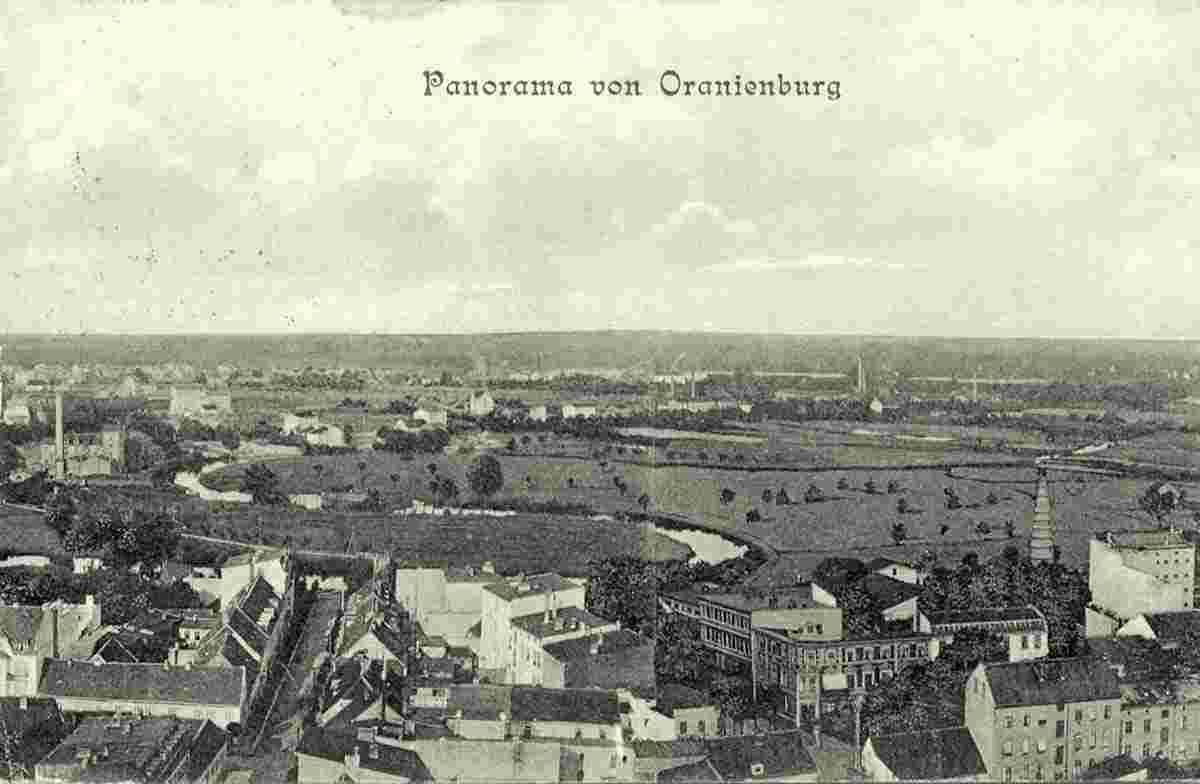 Oranienburg. Panorama der Stadt, 1914