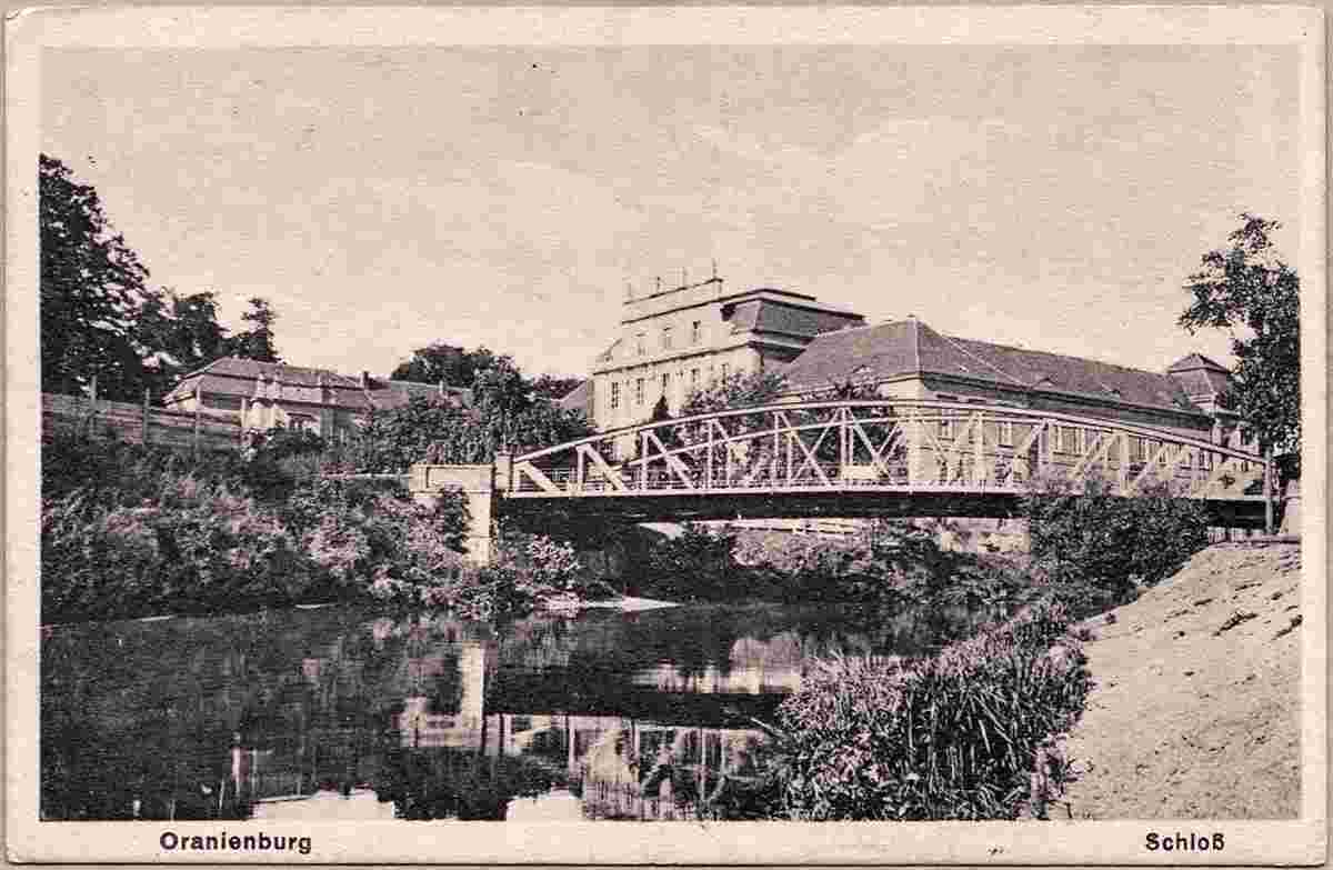 Oranienburg. Schloß, Brücke, 1930