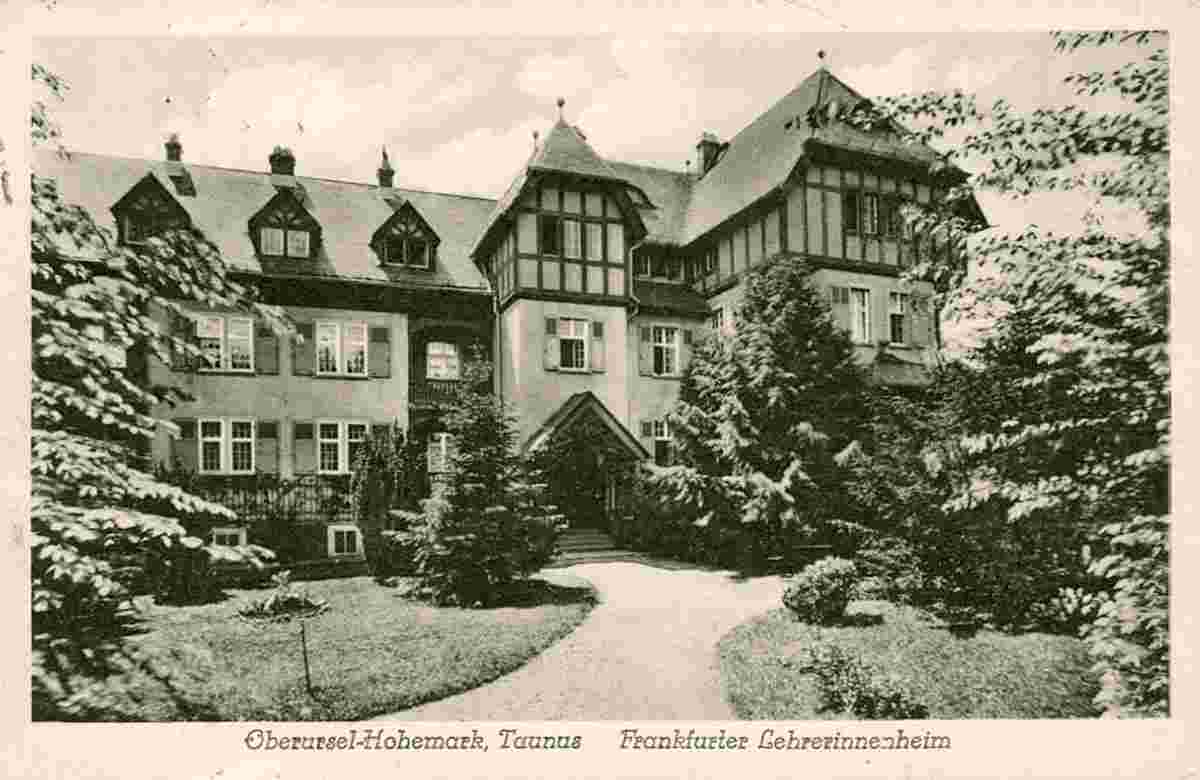 Oberursel. Hohemark - Frankfurter Lehrerinnenheim, 1929