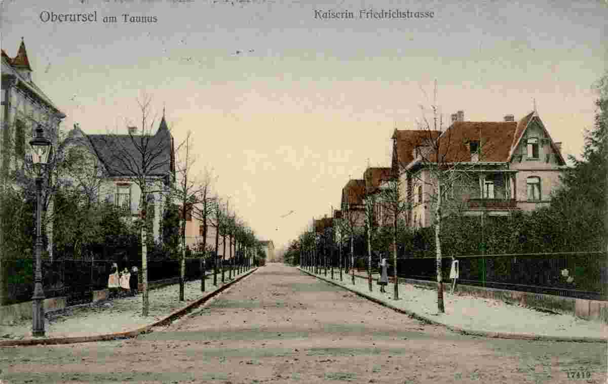 Oberursel. Kaiserin Friedrich Straße, 1906