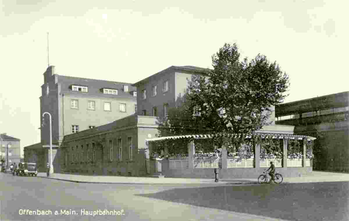 Offenbach am Main. Bahnhof, 1939