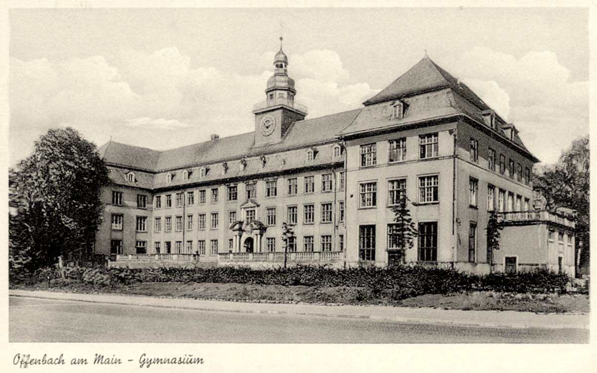 Offenbach am Main. Gymnasium, 1957