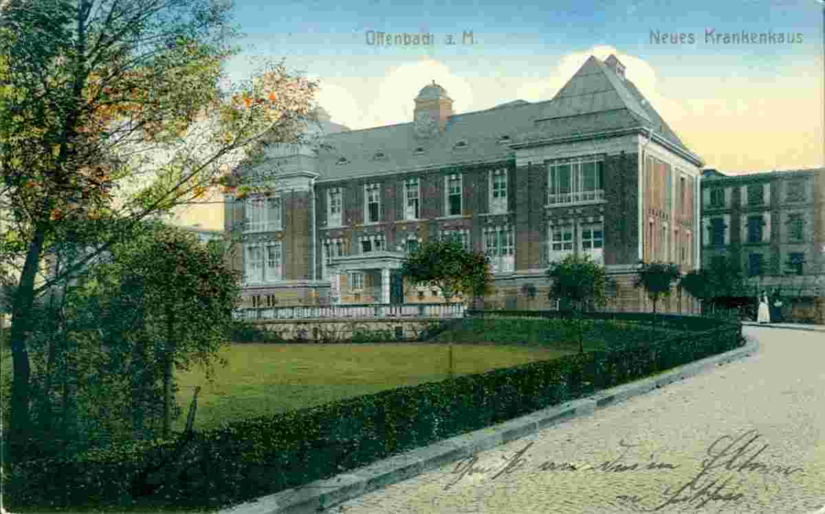 Offenbach am Main. Neues Krankenhaus, 1917