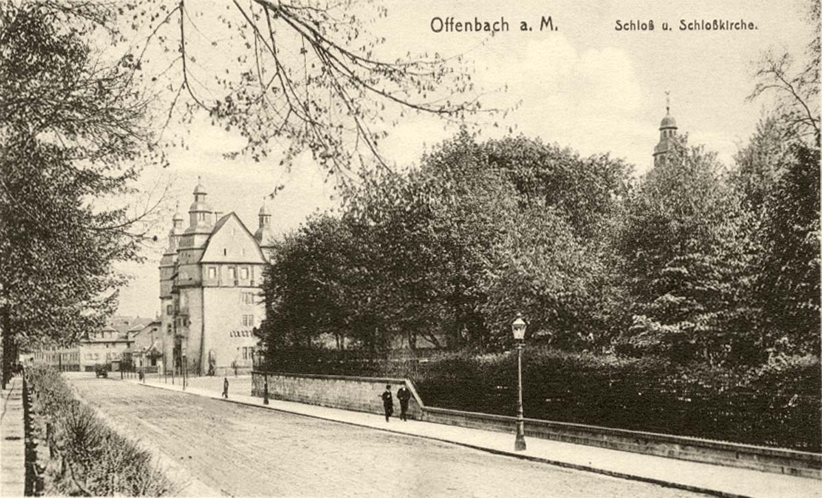Offenbach am Main. Schloß und Schloßkirche, 1914