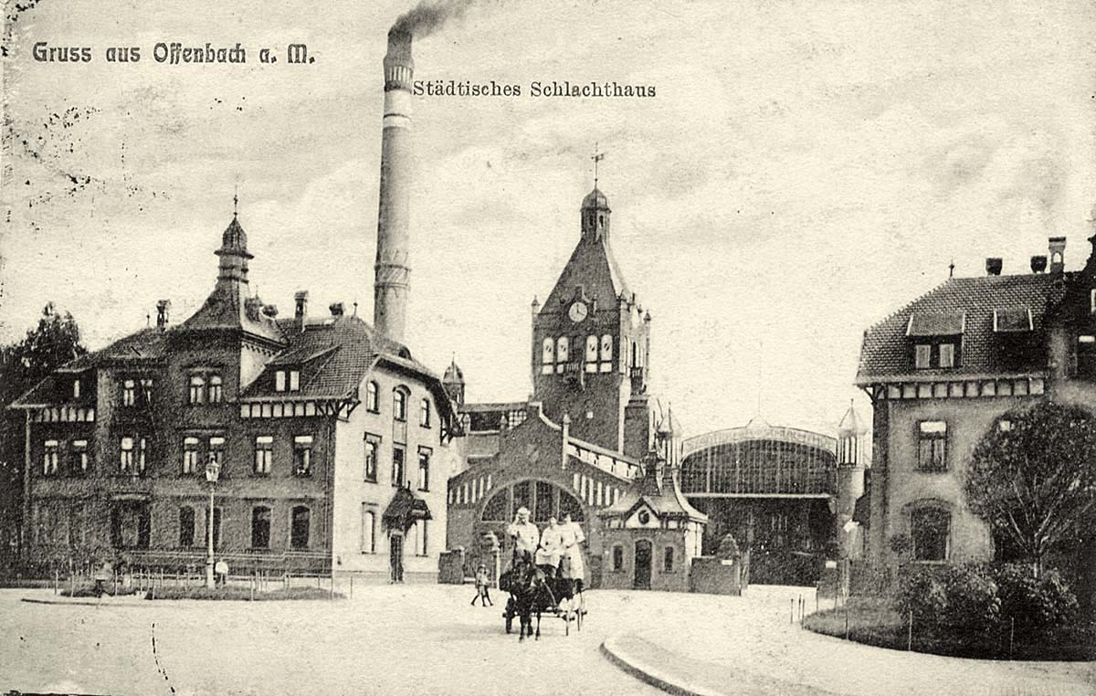 Offenbach am Main. Städtisches Schlachthaus, 1913