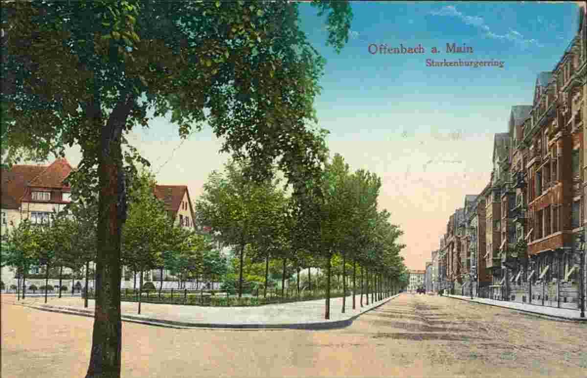 Offenbach am Main. Starkenburgerring, um 1920