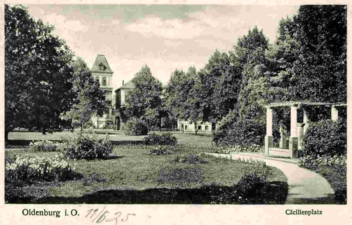 Oldenburg. Cäcilienplatz, 1925