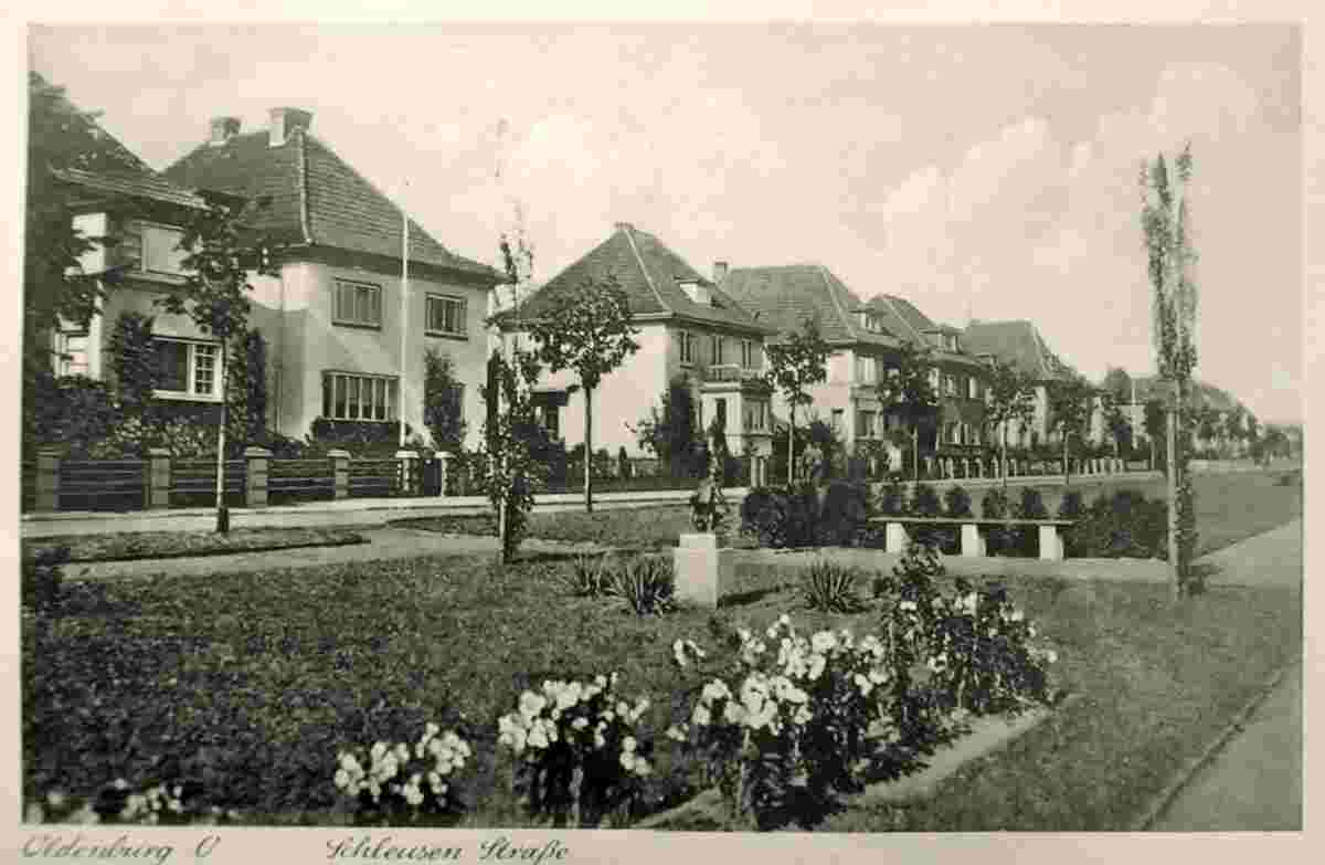 Oldenburg. Schleusenstraße, um 1940s