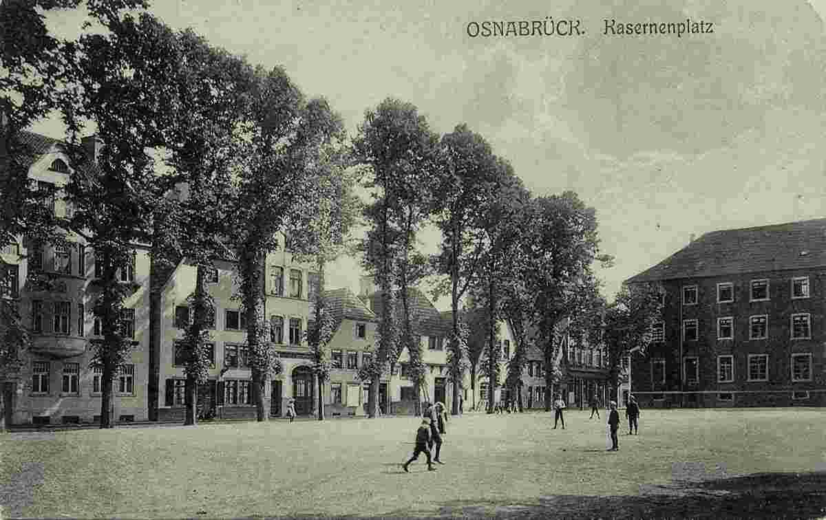 Osnabrück. Kasernenplatz, 1915
